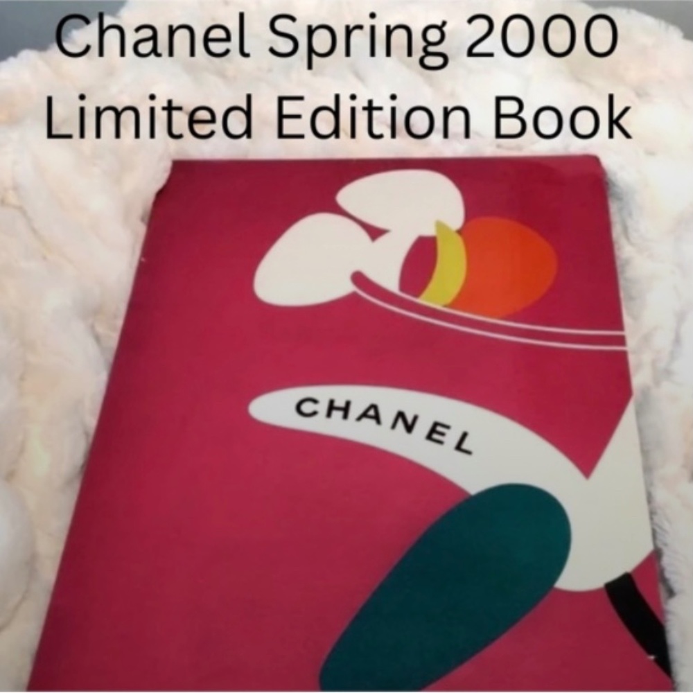 Authentic Chanel book of photos from Spring Collection of 2000 (17" x 12")